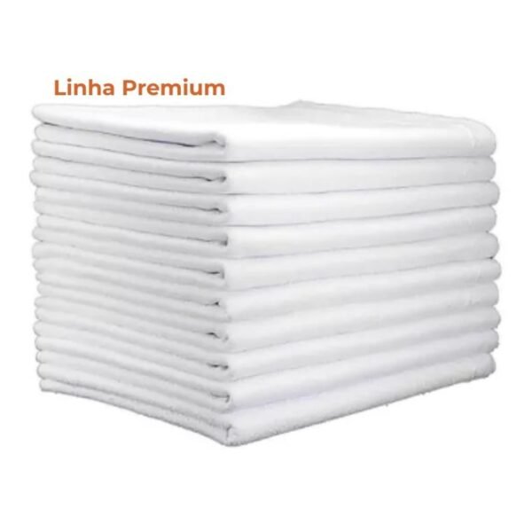 Saco Alvejado G3 - Pano De Chão Muito Absorvente 50 X 70 Branco pacote com 5 unidades
